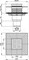 Сливной трап AlcaPlast APV4344 105 x 105/50/75 (APV4344) APV4344