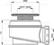 Сифон для душевого поддонa Alcaplast A46-60 A46-60