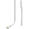 Водосливная труба 32 мм, состоящая из двух частей + прокладка гофрированная AlcaPlast A95 - фото 376726