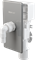 Сифон для стиральной машины под штукатурку c вентиляционным клапаном, нержавеющая сталь AlcaPlast APS3P - фото 376808