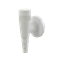 Сифон для стиральной машины наружный белый с вентиляционным клапаном AlcaPlast APS5 - фото 376812