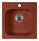 Мойка кухонная AquaGranitEx M-43 (334) красный марс - фото 382079