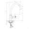 Смеситель для кухни DECOROOM DR54 (DR54010) DR54010