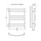 Полотенцесушитель электрический Lemark Atlantiss П7 LM32607REBL 500x600, левый/правый, черный LM32607REBL - фото 386719 Полотенцесушитель электрический Lemark Atlantiss П7 LM32607REBL 500x600, левый/правый, черный LM32607REBL - фото 386719