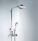 Душевая система Hansgrohe Raindance Select E 27127000 Showerpipe 300 3 jet термостатическая, хром 27127000