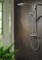 Душевая система Hansgrohe Raindance Select S Showerpipe 27633670 с термостатом Черный матовый 27633670