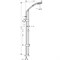 Душевой гарнитур Hansgrohe Croma 100 Multi / Unica 'Reno Lift 27791, 1,05 м, корпус хром, лицевая часть серая 27791000 - фото 391613 Душевой гарнитур Hansgrohe Croma 100 Multi / Unica 'Reno Lift 27791, 1,05 м, корпус хром, лицевая часть серая 27791000 - фото 391613
