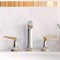 Смеситель для раковины Hansgrohe Metropol Classic, 31331090, на 3 отверстия, хром/золото 31331090