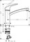 Смеситель для кухонной мойки Hansgrohe Focus, 31806800, цвет сталь 31806800
