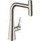 Смеситель для кухни Hansgrohe Metris Select M71 73817800 Нержавеющая сталь 73817800 - фото 394018