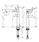 Смеситель для раковины Hansgrohe Talis S, 72115000, со сливным гарнитуром, хром 72115000
