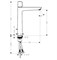 Смеситель для раковины Hansgrohe Talis Select E, 71752000 с донным клапаном, хром 71752000