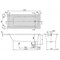 Акриловая ванна Villeroy & Boch Targa Plus 170x75 UBA171NES2V01+U99740000 без гидромассажа UBA171NES2V01+U99740000