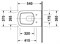 Чаша для унитаза подвесного Duravit DuraStyle 2536090000 2536090000