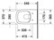 Чаша для унитаза подвесного Duravit DuraStyle 2538090000 2538090000