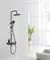 Смеситель Lemark Tropic LM7012BL для ванны и душа, с верхней душ.лейкой тропический дождь черный LM7012BL - фото 438105 Смеситель Lemark Tropic LM7012BL для ванны и душа, с верхней душ.лейкой тропический дождь черный LM7012BL - фото 438105