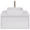 Тумба под раковину Dreja Insight 80 99.9200 подвесная, Белый глянец 99.9200