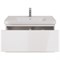 Тумба под раковину Dreja Perfecto 90 99.0808 подвесная, Белый глянец 99.0808