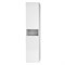 Пенал Dreja  PERFECTO, 35 см, подвесной/напольный, универсальный, 2 дверцы, push-to-open, 4 стеклянные полки, белый глянец (99.0809) - фото 441726