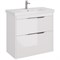 Тумба под раковину Dreja Prime 90 99.9302 подвесная, Белый глянец 99.9302