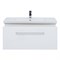 Тумба подвесная Dreja.Rus BIG INN 100 под умывальник Гармония 100, белый глянец 77.0205W