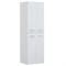 Пенал Dreja , 50 см, подвесной/напольный, универсальный, 4 дверцы, 4 стеклянные полки, белый глянец (77.0301W) - фото 442398