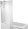 Шторка на ванну Jacob Delafon Bain Douche Malice 95x150 E6D069-GA Хром стекло прозрачное E6D069-GA