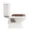 Сиденье для унитаза Cezares King Palace CZR-T-163-M-S-Br Белое с Микролифтом CZR-T-163-M-S-Br