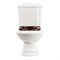 Сиденье для унитаза Cezares King Palace CZR-T-163-M-S-Br Белое с Микролифтом CZR-T-163-M-S-Br