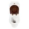 Сиденье для унитаза Cezares King Palace CZR-T-163-M-S-Br Белое с Микролифтом CZR-T-163-M-S-Br