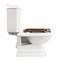 Сиденье для унитаза Cezares King Palace CZR-T-163-M-S-Br Белое с Микролифтом CZR-T-163-M-S-Br