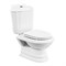 Сиденье для унитаза Cezares King Palace CZR-T-163-M-S-Br Белое с Микролифтом CZR-T-163-M-S-Br