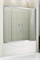 Шторка на ванну Cezares Pratico VF-2 170x140 профиль Хром стекло текстурное - фото 466299
