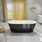 Акриловая ванна BelBagno BB14-NERO/BIA 178x84 без гидромассажа BB14-NERO/BIA