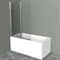 Шторка на ванну BelBagno UNO-V-2-90/150-C-Cr профиль Хром стекло прозрачное - фото 468692