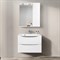 Зеркало со шкафом BelBagno MARINO-SPC-600/750-1A-BL-P-R 60 с подсветкой Bianco Lucido MARINO-SPC-600/750-1A-BL-P-R