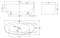 Акриловая ванна BelBagno 150х78 BB83-1500 без гидромассажа BB83-1500