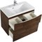 Тумба под раковину BelBagno Marino 80 MARINO-H60-800-2C-SO-RW-P подвесная Rovere Moro MARINO-H60-800-2C-SO-RW-P