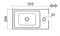 Раковина Art&Max AM-LAV-500-MR-MINI Белая AM-LAV-500-MR-MINI