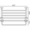 Полка для полотенец Art&Max Antic AM-E-2622AL Хром AM-2622AL