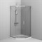 Душевой уголок AM.PM Gem 90x90 W90G-405-090MT профиль, Хром матовый стекло прозрачное W90G-405-090MT