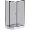 Душевой уголок AM.PM Like Solo Slide 120х80 W83G-302U120CG профиль, Хром глянцевый стекло тонированное W83G-302U120CG