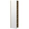 Шкаф - колонна Aquaton Сканди с зеркалом белый, дуб рустикальный 1A253403SDZ90 - фото 477828