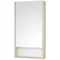 Зеркальный шкаф Aquaton Сканди 45 белый, дуб верона - фото 477836