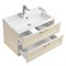 1A1863K0LBPR0 Набор: 1A186301LBPR0 Тумба-умывальник Леон 80 Дуб бежевый/ 1A708031FB010 Раковина Фабиа 800 белая 1A1863K0LBPR0