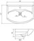 1A2133K1RIB90 Набор: 1A213301RIB90 Тумба-умывальник Рико 65/ 1WH207782 Раковина Смайл 65 1A2133K1RIB90