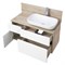 1A2441K1MIX40 Набор: 1A244101MIX40 Тумба-умывальник Мишель 100 Дуб Эндгрейн/ 732700B000 Раковина Мила/ 1A253103MIX40 ЛВДСП 1A2441K1MIX40
