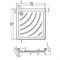 Акриловый поддон для душа Ravak Angela 80х80 EX A004401320 Белый A004401320