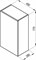 Подвесной шкаф Ravak SB Natural 45 X000001054 Белый глянец X000001054