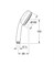 Ручной душ Grohe Tempesta Cosmopolitan 100 26082002 Хром gr_26082002